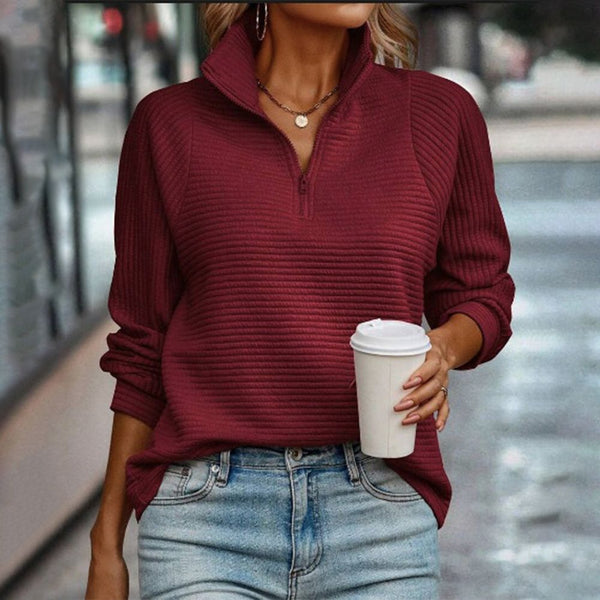 ACANI Burgundy Long Sleeve T-Shirt for Women Ribbed Women's Long Sleeve  Slim Fit Burgundy Basic Stretchy Lightweight T-Shirt(Burgundy X-Small) :  : Clothing, Shoes & Accessories