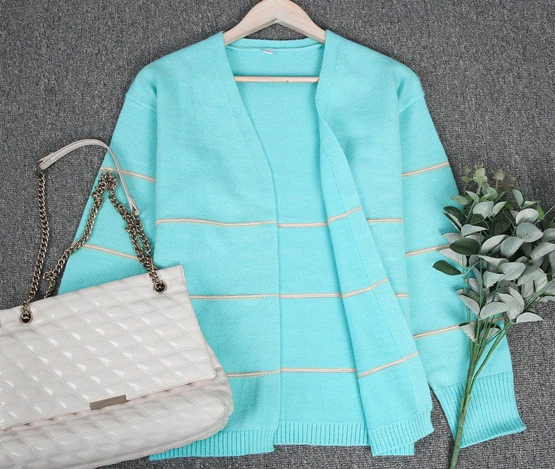 iForgirls Turquoise Slouchy Cardigan